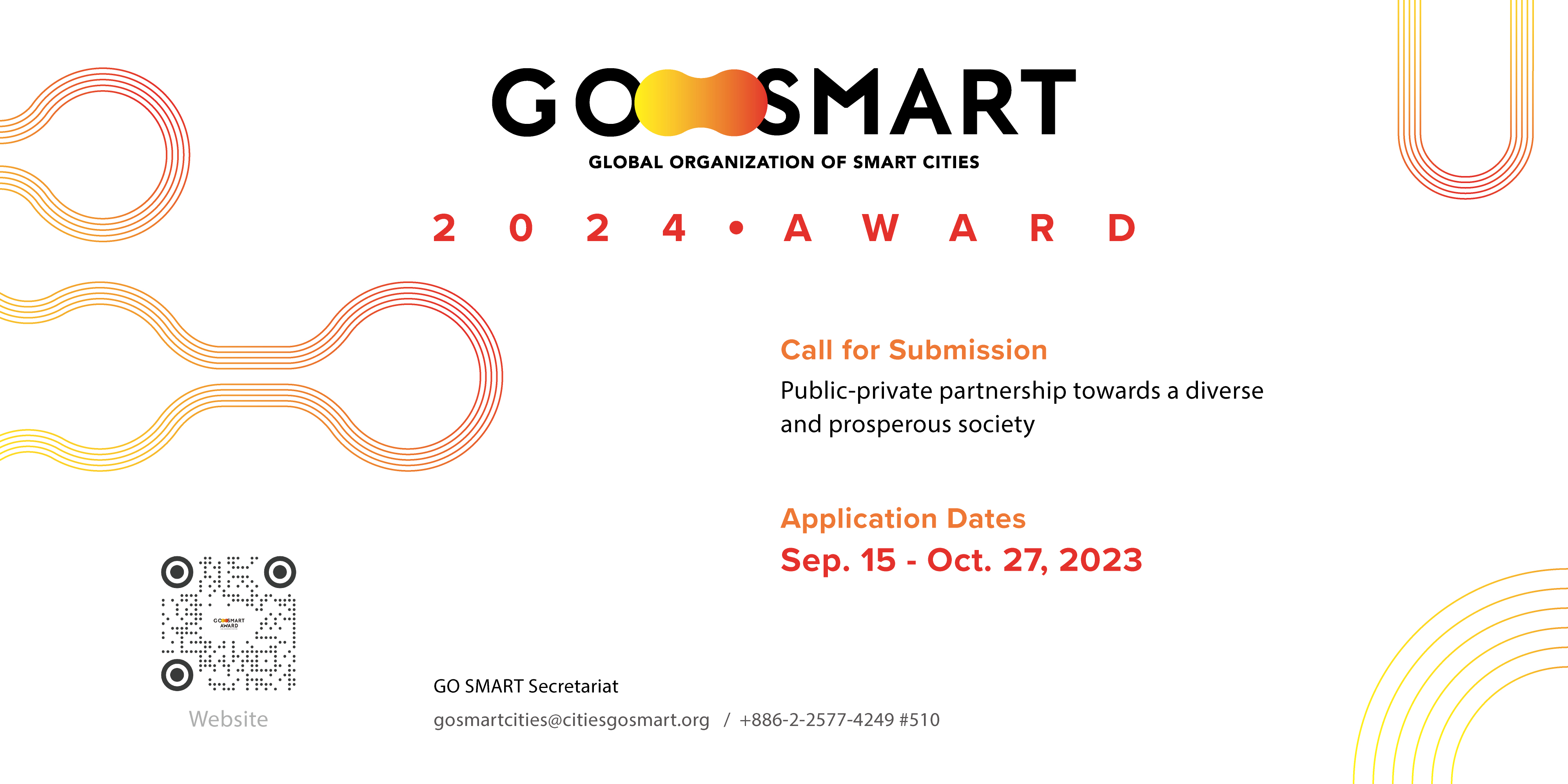 GO SMART Award 2024 Calling for Submission (Welcome Smart Cities Projects to Come and Join Us.)