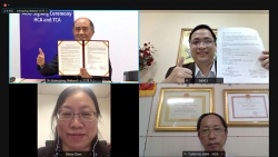 Taipei Computer Association and Ho Chi Minh City Computer Association signed the MOU at the 2021 Smart City Summit & Expo